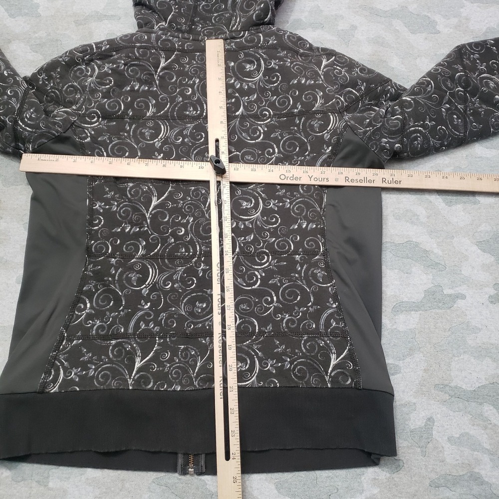 REI Sweatshirt Womens Large Gray Full Zip Hooded Pockets Long Sleeve Outdoors - Picture 7 of 10